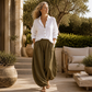 ⏰🍂Autumn Early Bird Sale--Women's Loose Shirt & Draped Pants Set