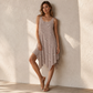 Women's Casual Sleeveless Dress with Asymmetrical Hem