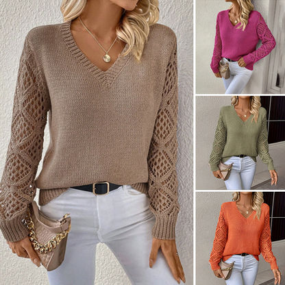 Women's Casual Fashion V-Neck Top