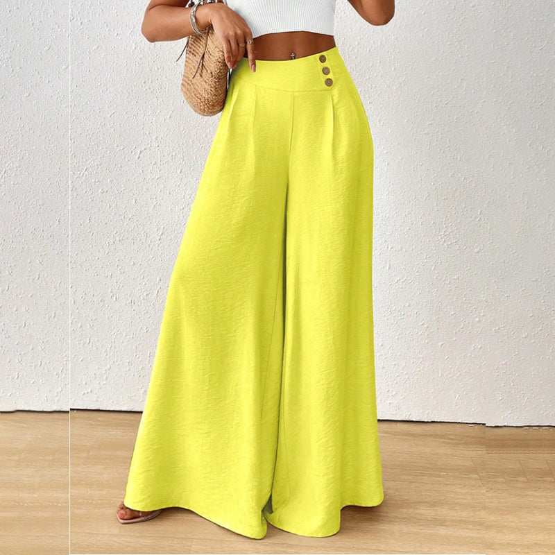 👖 Women's Loose Flowy Wide-Leg Pants– Relaxed Fit Everyday Pants For Effortless Comfort & Style 🤍