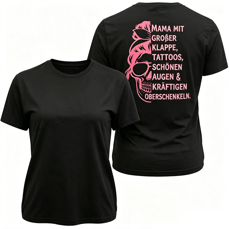 Women's Skull Graphic Print T-Shirt