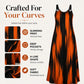 Women's Plus Size Sleeveless Striped Dress