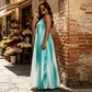 Women's Plus Size Sleeveless Striped Dress
