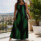Women's Plus Size Sleeveless Striped Dress
