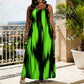 Women's Plus Size Sleeveless Striped Dress