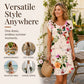 Women's Summer Floral Chiffon Dress