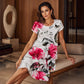 Women's Summer Floral Chiffon Dress