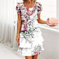 Women's Summer Floral Chiffon Dress
