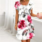 Women's Summer Floral Chiffon Dress