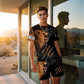 🔥 2026 Fresh Drops | Flat 50% OFF Today! 💸Men's Casual Animal Graphic T-Shirt and Shorts Set