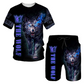 🔥 2026 Fresh Drops | Flat 50% OFF Today! 💸Men's Casual Animal Graphic T-Shirt and Shorts Set