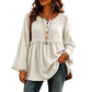 🌸Hot Sale 50% OFF💖Women's Casual Loose Long Sleeve Fringe Top