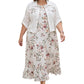 🌸Hot Sale 50% OFF💖Women's Floral Maxi Dress with Cropped Jacket Set