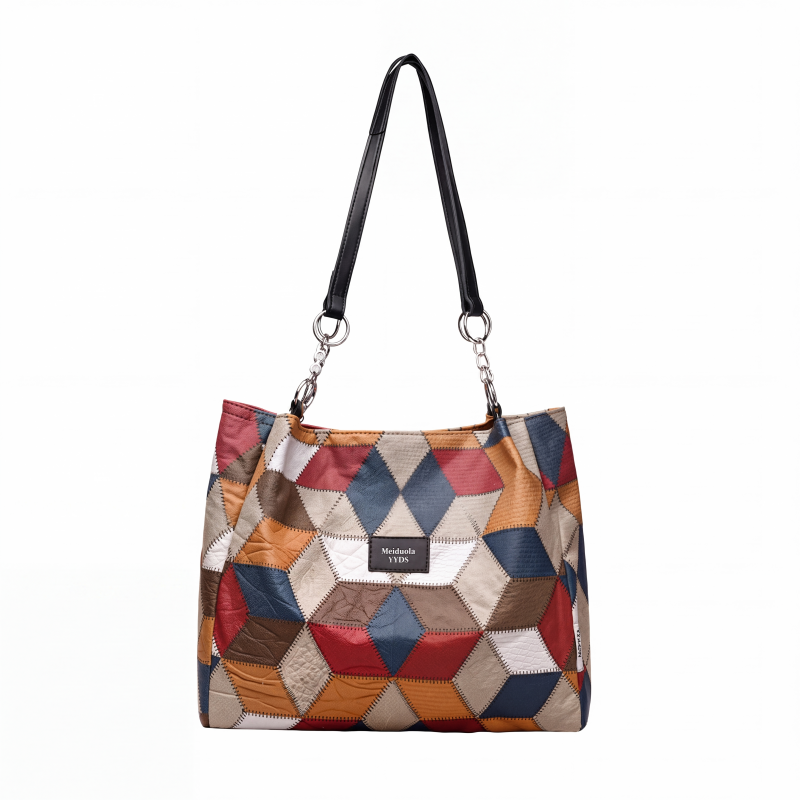 ✨ 2026 Women's Geometric Tote Bag – Large Capacity Stylish Handbag For Everyday Elegance👜