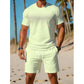 🌸Hot Sale 50% OFF💖Men's Casual T-Shirt & Shorts 2-Piece Set