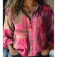 Women's Vintage Printed Casual Shirt