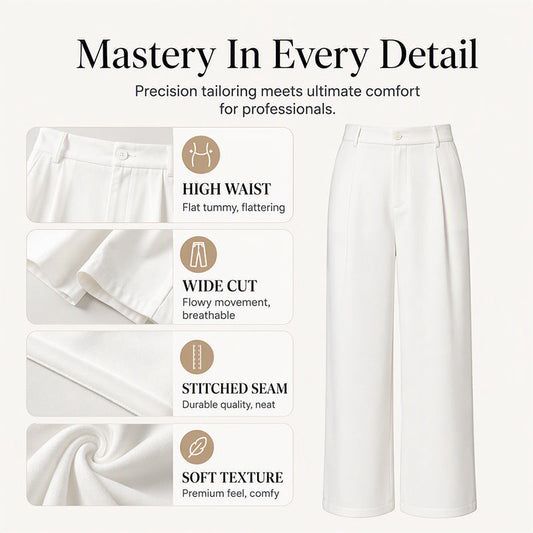 Women's Loose Wide Leg Suit Pants