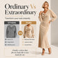 Women's Elegant Velvet Cowl Neck Dress