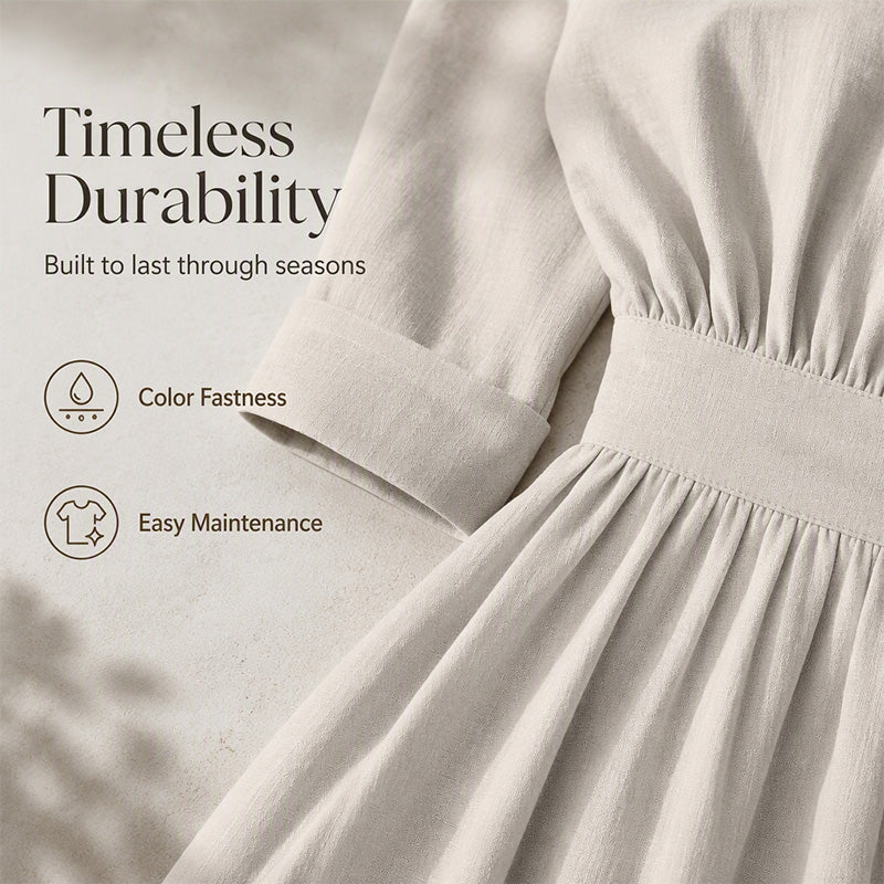 Women's Casual Cinched Waist Dress