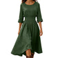 Women's Casual Cinched Waist Dress