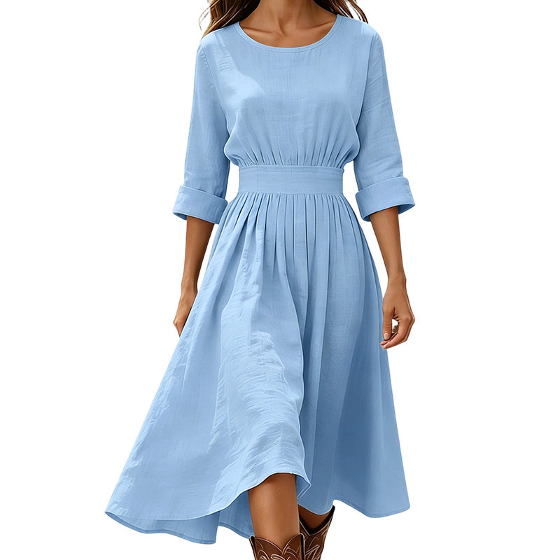 Women's Casual Cinched Waist Dress