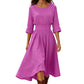Women's Casual Cinched Waist Dress