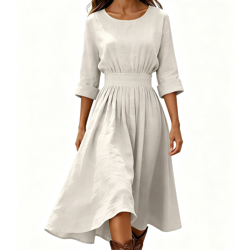 Women's Casual Cinched Waist Dress