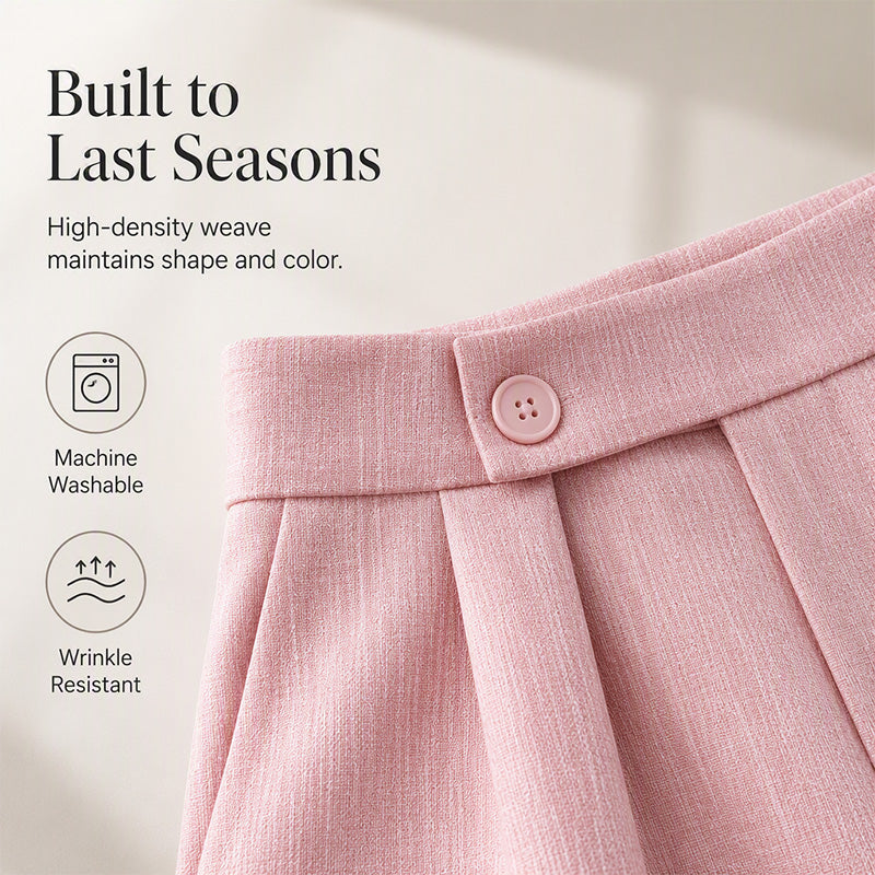 Women's Elegant  High Waist Wide Leg Pants