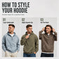Men's Casual Half-Zip Denim Jacket