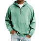 Men's Casual Half-Zip Denim Jacket
