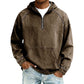 Men's Casual Half-Zip Denim Jacket