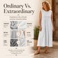 Women's Sleeveless Linen Dress
