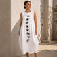 Women's Sleeveless Linen Dress