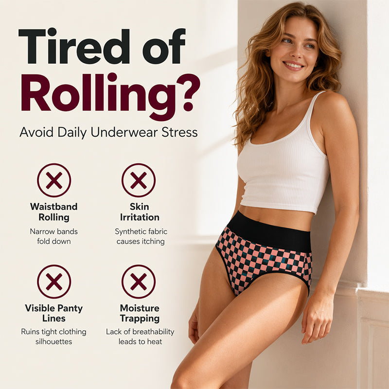 Women's Soft High Waisted Stretch Panties