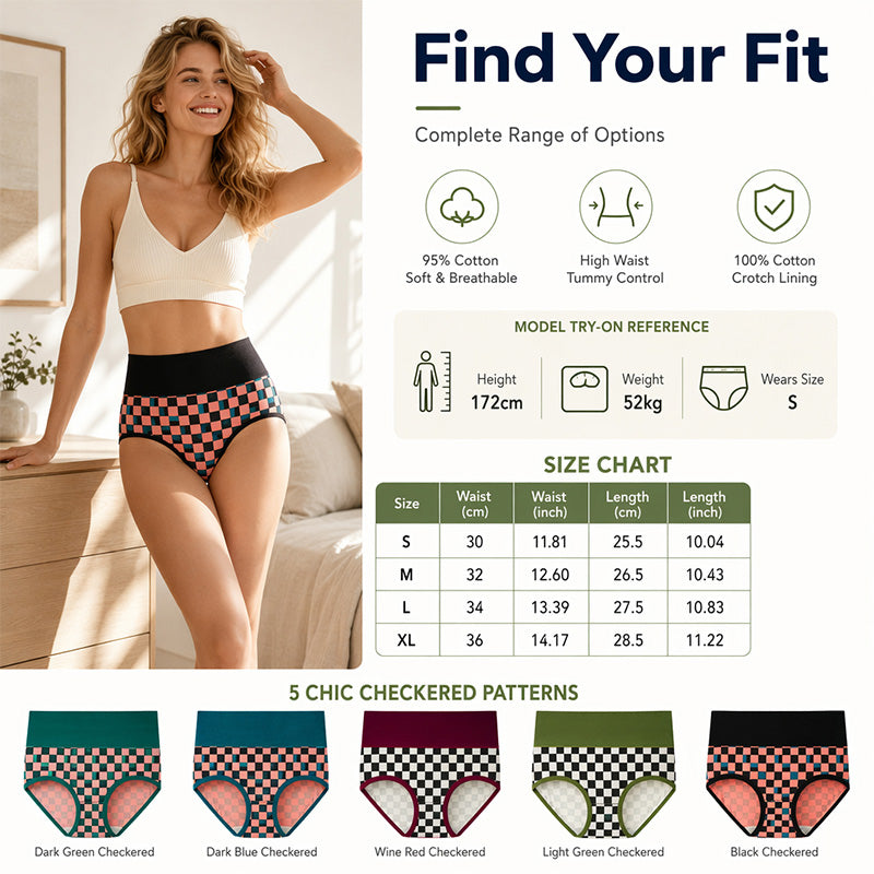 Women's Soft High Waisted Stretch Panties