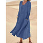 👗 50% OFF NOW! Women's Solid Color Long Sleeve Dress