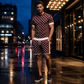 ⌛Limited-Time Offer🛍️Men's Casual Top & Shorts 2-Piece Set