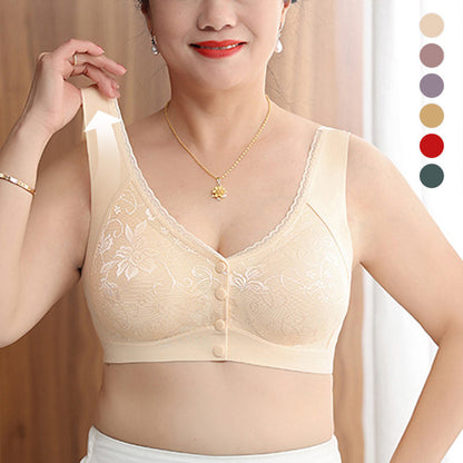 Women's Comfortable Front-Closure Wire-Free Seamless Bra