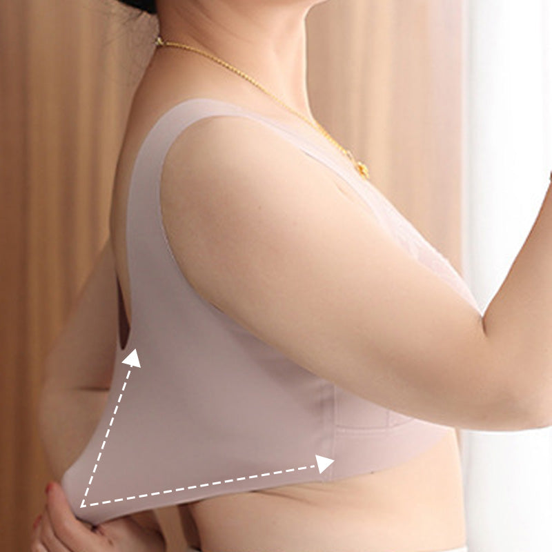 Women's Comfortable Front-Closure Wire-Free Seamless Bra