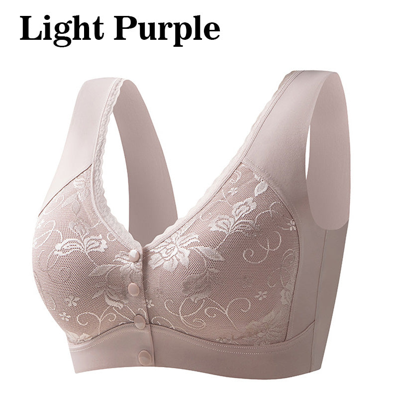 Women's Comfortable Front-Closure Wire-Free Seamless Bra