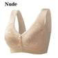 Women's Comfortable Front-Closure Wire-Free Seamless Bra