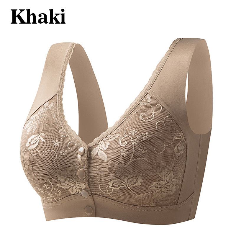 Women's Comfortable Front-Closure Wire-Free Seamless Bra
