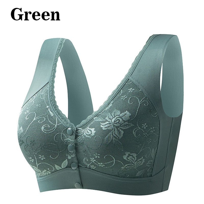 Women's Comfortable Front-Closure Wire-Free Seamless Bra