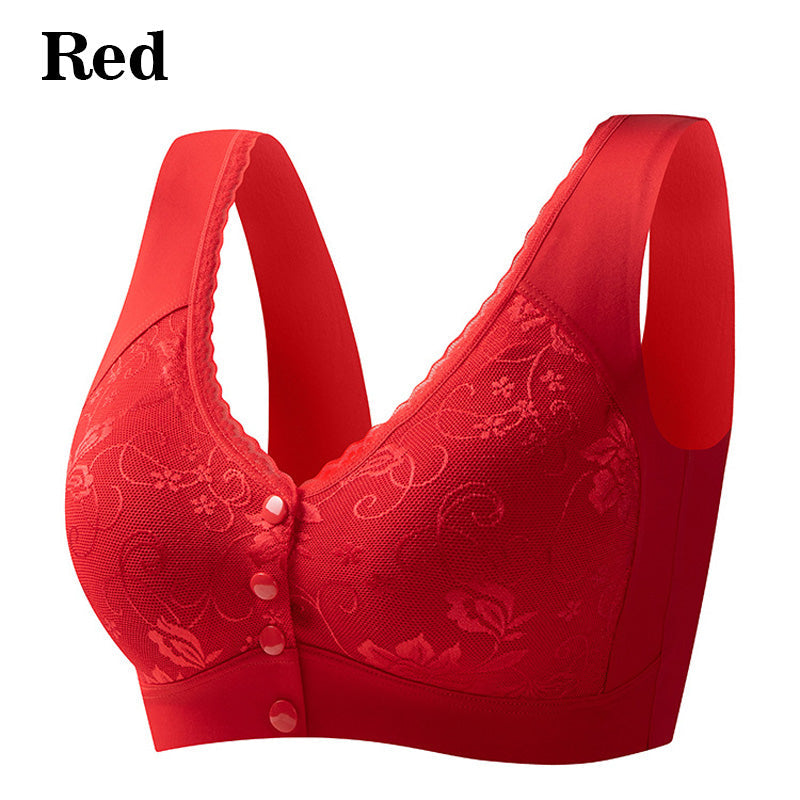 Women's Comfortable Front-Closure Wire-Free Seamless Bra