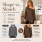 👚New Arrivals - Off-Shoulder Blouse with Side Split – Flowing Drape & Modern Edge for Any Casual Occasion