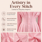 Women's Pleated Waist Long Sleeve Shirt Dress