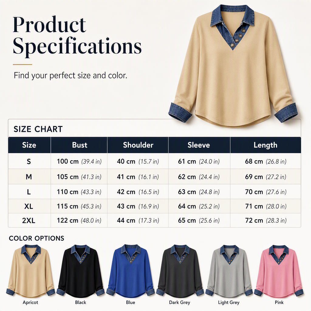 Women's Casual Patchwork Long Sleeve Top