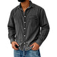 ⏰Last Day Sale 54% Off 💃 Men's Retro Washed Denim Shirt