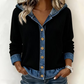 ⏰Last Day Sale 55% Off💃 Women's Denim Patchwork Hooded Jacket