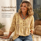 Women's Loose Fit V-Neck Casual Blouse